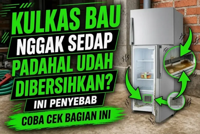 Penyebab kulkas bau tidak sedap