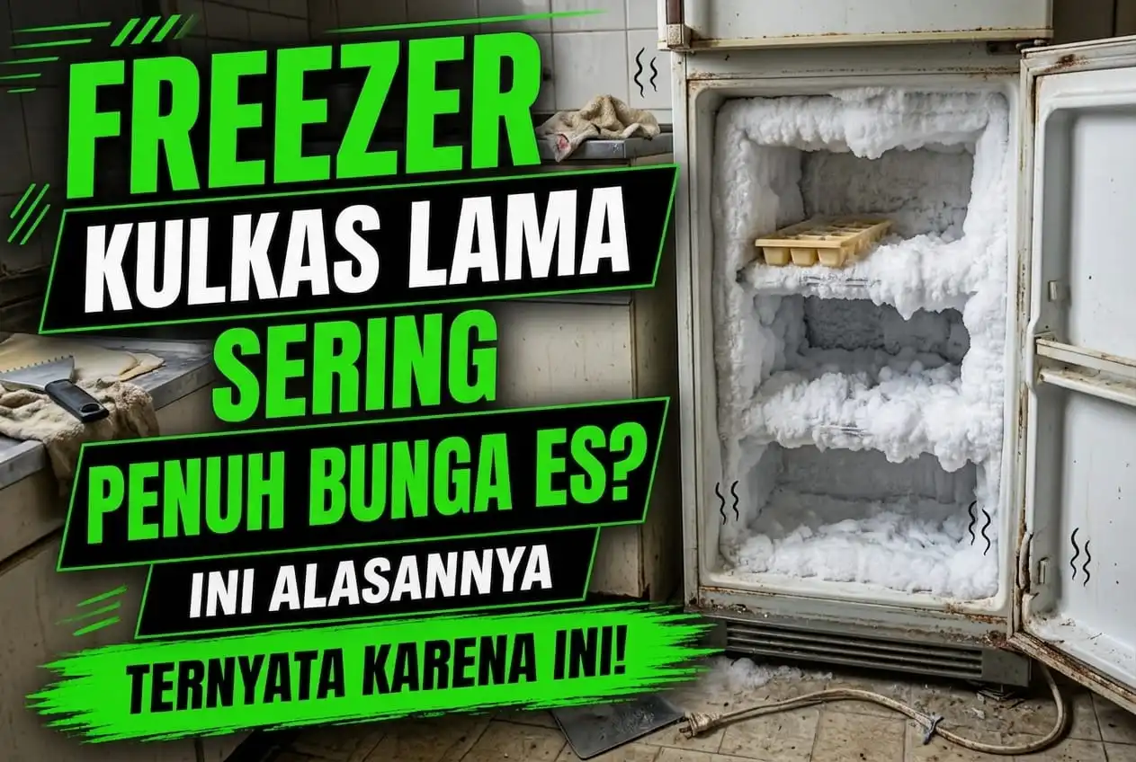 Freezer Kulkas Lama Sering Penuh Bunga Es Tebal? Ini Alasannya