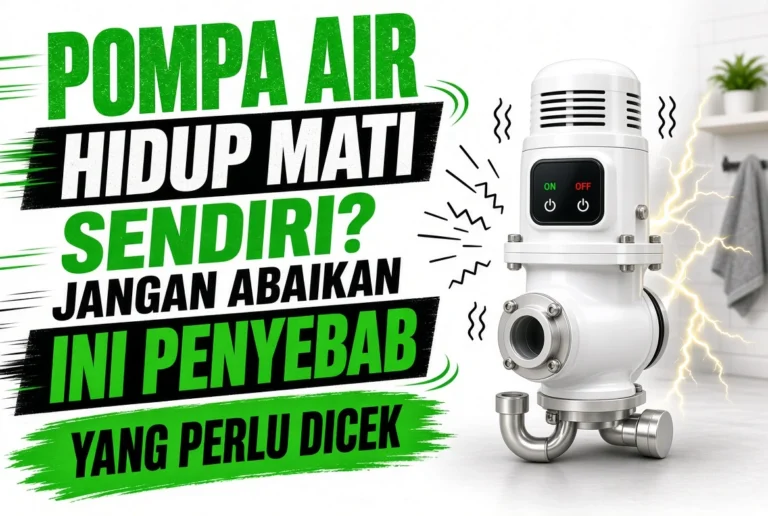Ilustrasi pompa air yang sering error on dan off nya